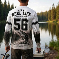 Hooked Fishing 56 Reel Life Long Sleeve Shirt