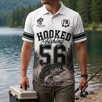 Hooked Fishing 56 Reel Life Polo Shirt