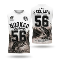 Hooked Fishing 56 Reel Life Tank Top