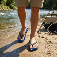 Hooked For Life Personalized Fishing Flip Flops