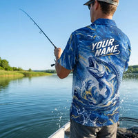 Hooked For Life Personalized Fishing Hawaiian Shirt