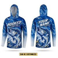 Hooked For Life Personalized Fishing Hoodie