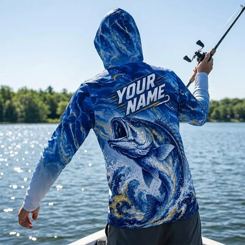 Hooked For Life Personalized Fishing Hoodie