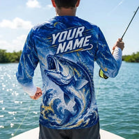 Hooked For Life Personalized Fishing Long Sleeve Shirt