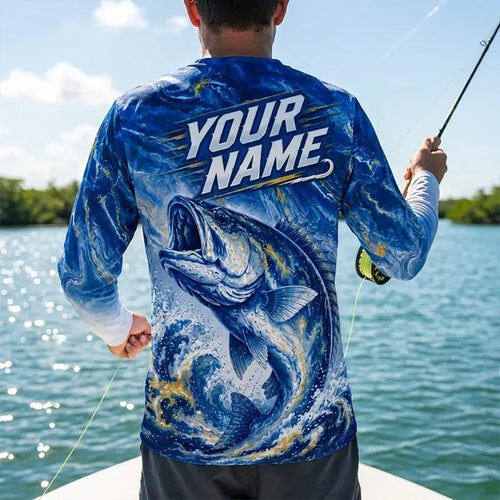 Hooked For Life Personalized Fishing Long Sleeve Shirt
