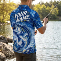 Hooked For Life Personalized Fishing Polo Shirt