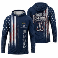 Hooked On Freedom 250th Anniversary Fishing Hoodie