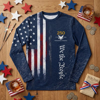 Hooked On Freedom 250th Anniversary Fishing Long Sleeve Shirt