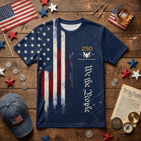 Hooked On Freedom 250th Anniversary Fishing T-Shirt