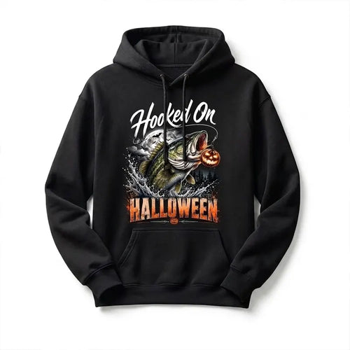 Hooked On Halloween Fishing Hoodie
