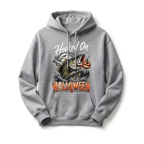 Hooked On Halloween Fishing Hoodie