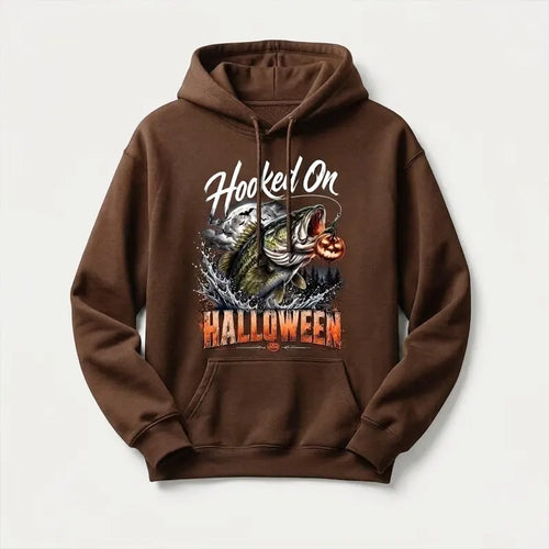 Hooked On Halloween Fishing Hoodie