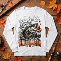 Hooked On Halloween Fishing Long Sleeve Shirt