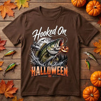 Hooked On Halloween Fishing T-Shirt