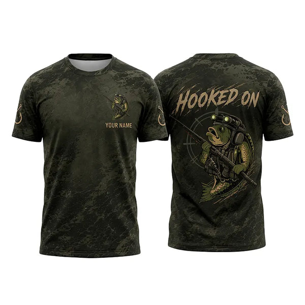 Hooked on Bass Fishing T-shirt 2026