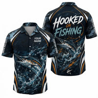 Hooked on Fishing Personalized Apparel