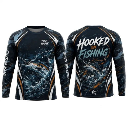 Hooked on Fishing Personalized Apparel