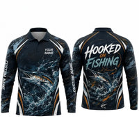 Hooked on Fishing Personalized Apparel
