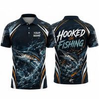 Hooked on Fishing Personalized Apparel