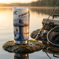 Hooked on Jesus Christian Fishing Tumbler