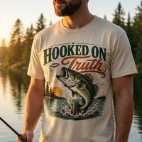 Hooked on Truth Bass Fishing T-Shirt – Vintage Angler Tee