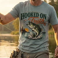 Hooked on Truth Bass Fishing T-Shirt – Vintage Angler Tee