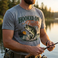 Hooked on Truth Bass Fishing T-Shirt – Vintage Angler Tee