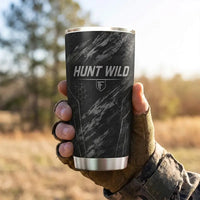 Hunt Wild Hex Camo USA 20oz Skinny Tumbler