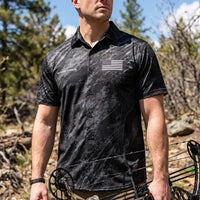Hunt Wild Hex Camo USA Hawaiian Shirt