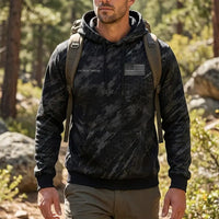 Hunt Wild Hex Camo USA Hoodie