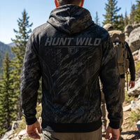 Hunt Wild Hex Camo USA Hoodie
