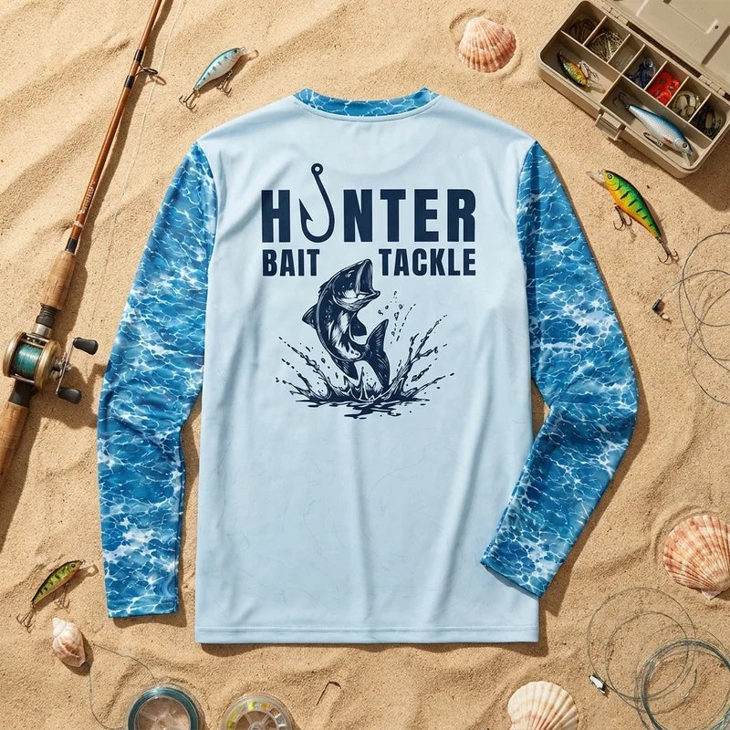 Hunter Bait & Tackle Personalized Fishing Long Sleeve Shirt 2026