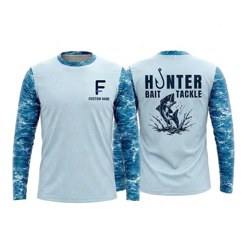 Hunter Bait & Tackle Personalized Fishing Long Sleeve Shirt