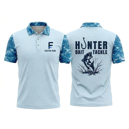 Hunter Bait & Tackle Personalized Fishing Polo Shirt