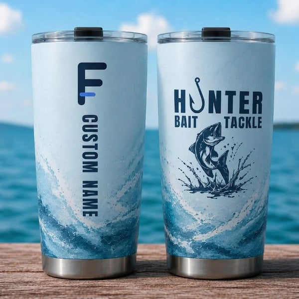 Hunter Bait & Tackle Personalized Fishing Tumbler