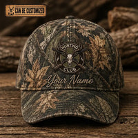 Personalized Hunting Club Realtree Camo Embroidered Cap