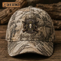 Personalized Hunting Club Realtree Camo Embroidered Cap