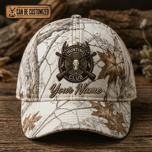 Personalized Hunting Club Realtree Camo Embroidered Cap
