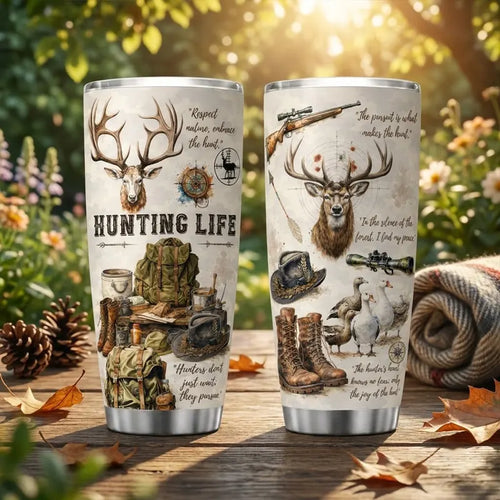 Hunting Life 20oz Skinny Tumbler
