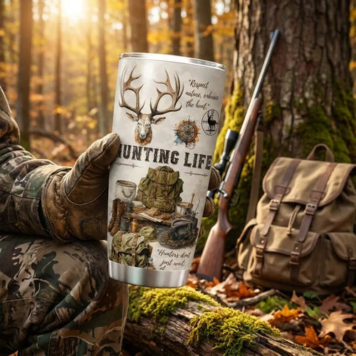 Hunting Life 20oz Skinny Tumbler