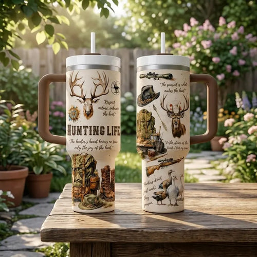 Hunting Life 40oz Handled Tumbler