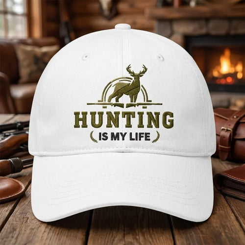 Hunting Life Embroidered Cap