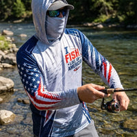 I Fish Like an American Long-Sleeve Sun Protection Shirt