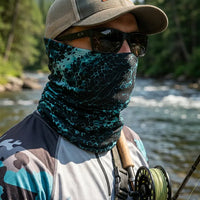 I Just Hold My Rod Wiggle My Worm Bass Fishing Neck Gaiter