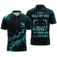 I Just Hold My Rod Wiggle My Worm Bass Fishing Apparel