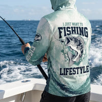 I Just Want To Fishing Lifestyle Hoodie