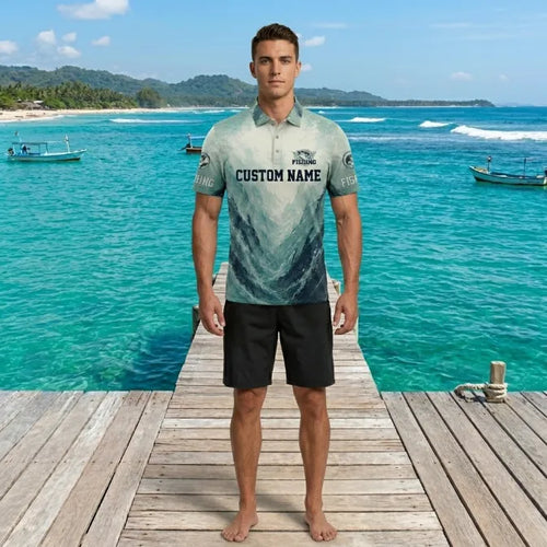 I Just Want To Fishing Lifestyle Polo Shirt