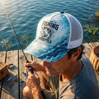 I Just Want To Fishing Lifestyle Trucker Hat