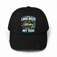 I Love A Large Mouth On My Rod Fishing Classic Cap