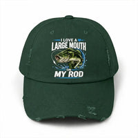 I Love A Large Mouth On My Rod Fishing Classic Cap
